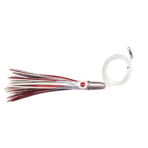 C&H Billy Baits Double Cavitator Lure - Rigged - Red/White