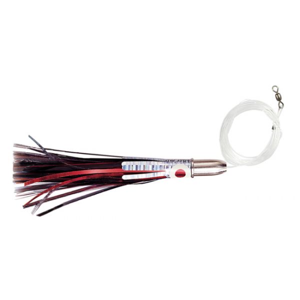 C&H Billy Baits Double Cavitator Lure - Rigged - Black/Red