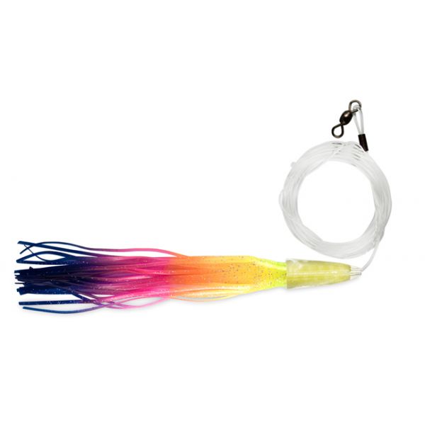 C&H Green Demon Rigged Lure - Small - Rainbow/Yellow