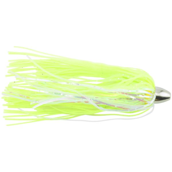 C&H King Buster Lures Chartreuse/Pearl Mylar