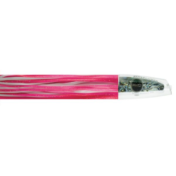 C&H Kona Classic Big Game Lure - 10.5in - Hot Pink Fleck/White