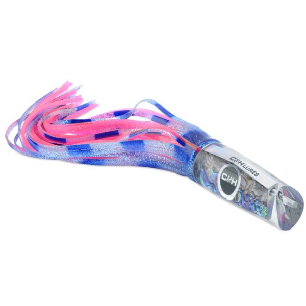 C&H Kona Classic Big Game Lure - 14in - Pink/Blue Stripe