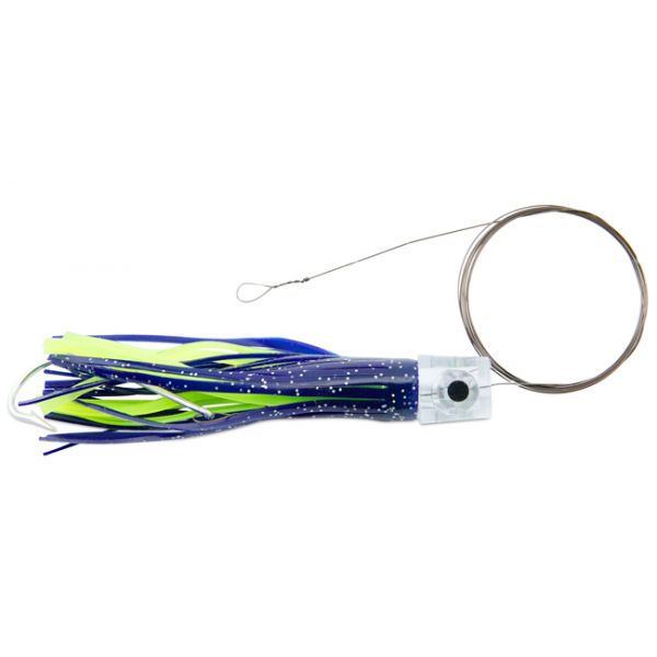 C&H Lil Stubby Ballyhoo Rig - Blue/Chartreuse