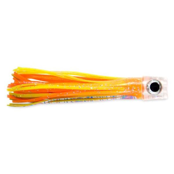 C&H Lil Stubby Lure - 5.5in - Chartreuse Foil/Orange