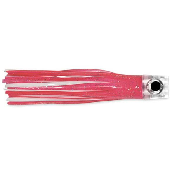 C&H Lil' Stubby Lure w/ Mono Rig Pink/White