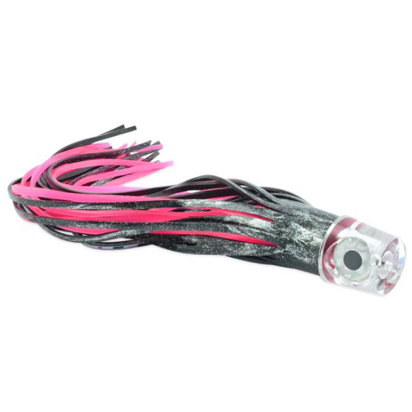 C&H Lil Stubby XL Lure - 10in - Black Foil/Pink