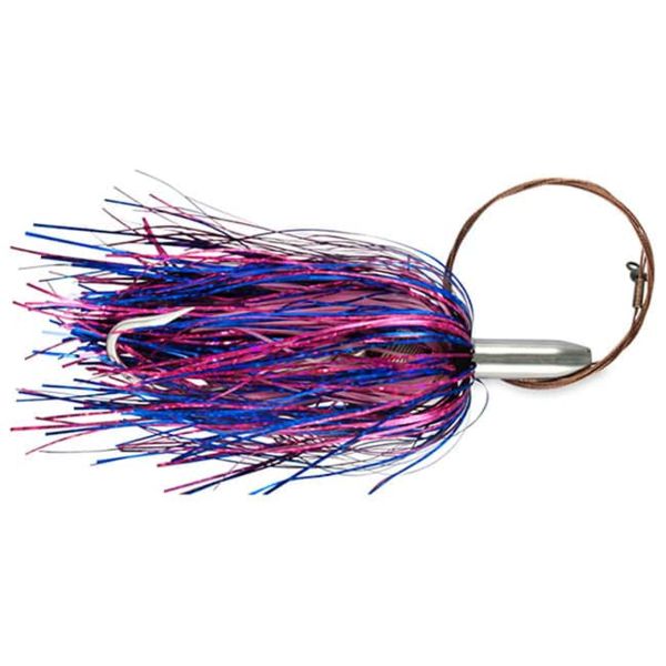 C&H Mini Turbo Slammer - 5.5'' w/ Cable Bait Rig Blue/Fucshia/Pink