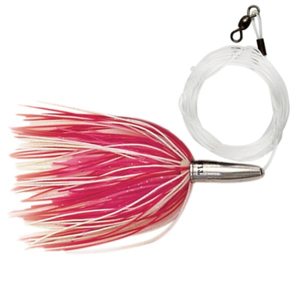 C&H Mini Turbo Slammer Lure - 5-1/2'' w/ Mono Rig Pink/White