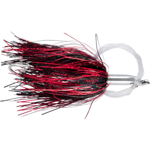 C&H Mini Turbo Slammer Lure - 5-1/2'' w/ Mono Rig Black/Red