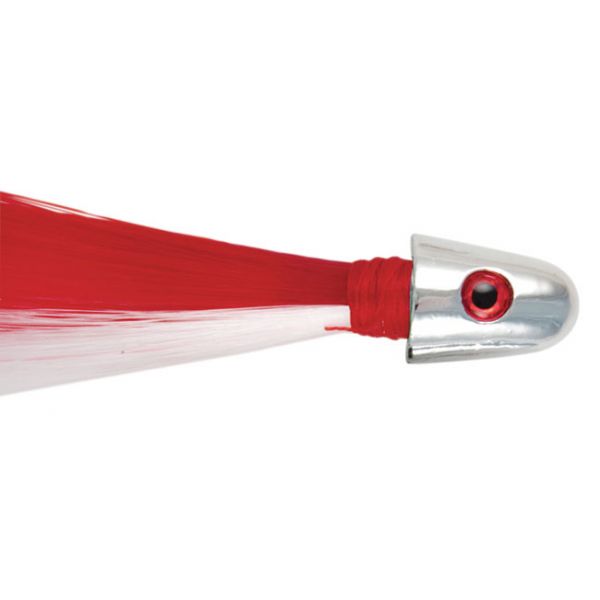 C&H No Alibi Nylon Troller Lure - 1/2oz - Red/White