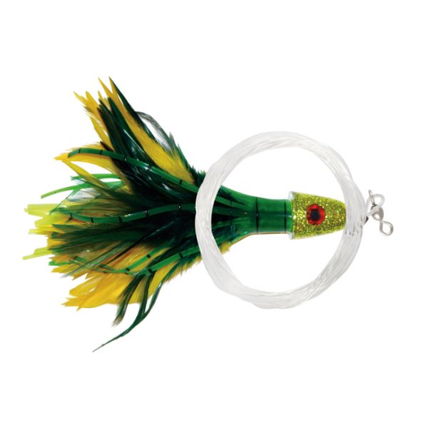 C&H Pro-Alibi Trolling Feather Lures Yellow/Green