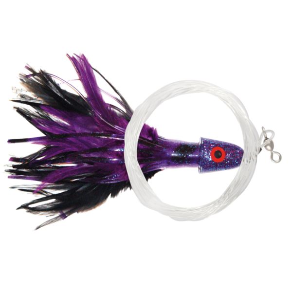 C&H Pro-Alibi Trolling Feather Lures Black/Purple