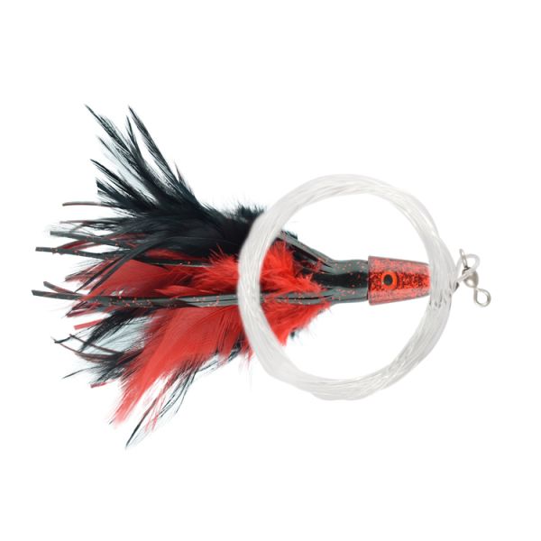 C&H Pro-Alibi Trolling Feather Lures Black/Red