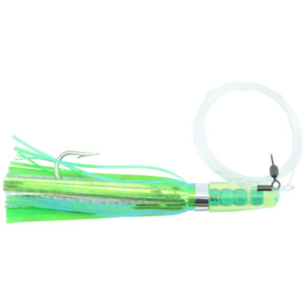 C&H Rattle Jet Rigged & Ready - Pearl Green/Silver Mylar Skirt