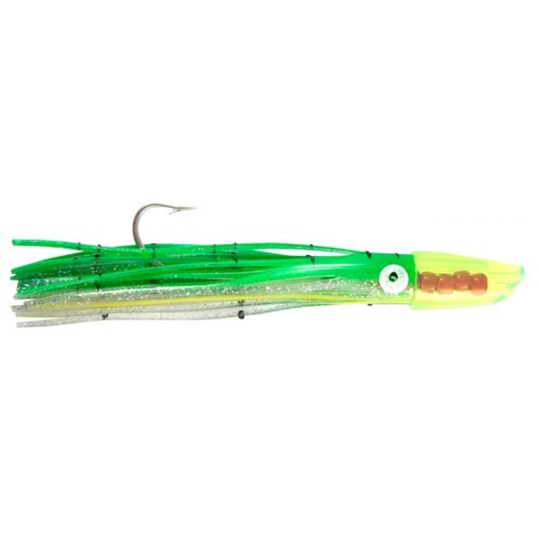 C&H Rattle Jet XL Lure - Rigged - Green/Silver/Yellow