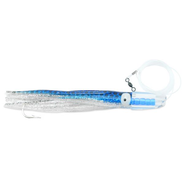 C&H Rattle Jet XL Lure - Rigged - Blue/Silver/White