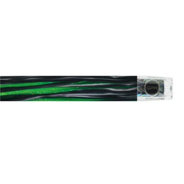 C&H Smoking Joe Big Game Lure - 12in - Black/Green Fleck