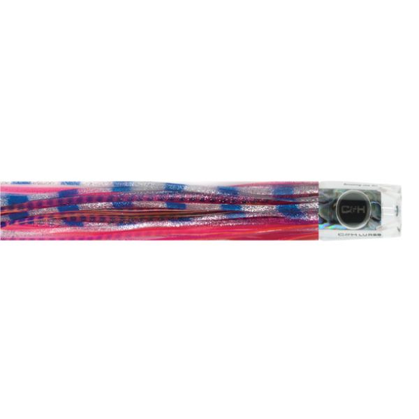 C&H Smoking Joe Big Game Lure - 9.5in - Pink/Blue Stripe