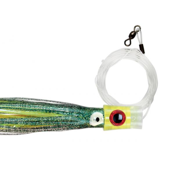 C&H Stubby Bubbler Lure - Green Fleck/Chartreuse