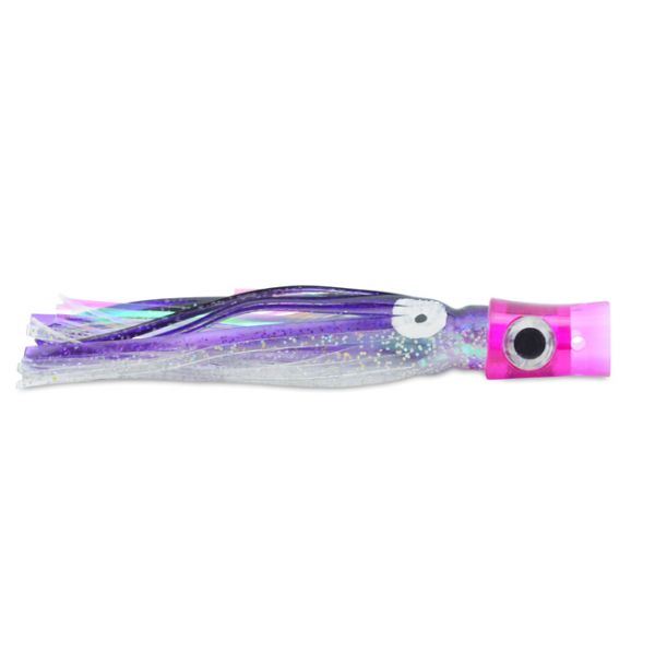 C&H Stubby Bubbler Lure - Unrigged - 5.5in - Black/Purple/Pearl