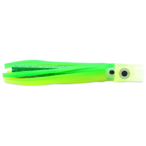 C&H Stubby Bubbler Lure - Unrigged - 5.5in - Green/Chartreuse/Green