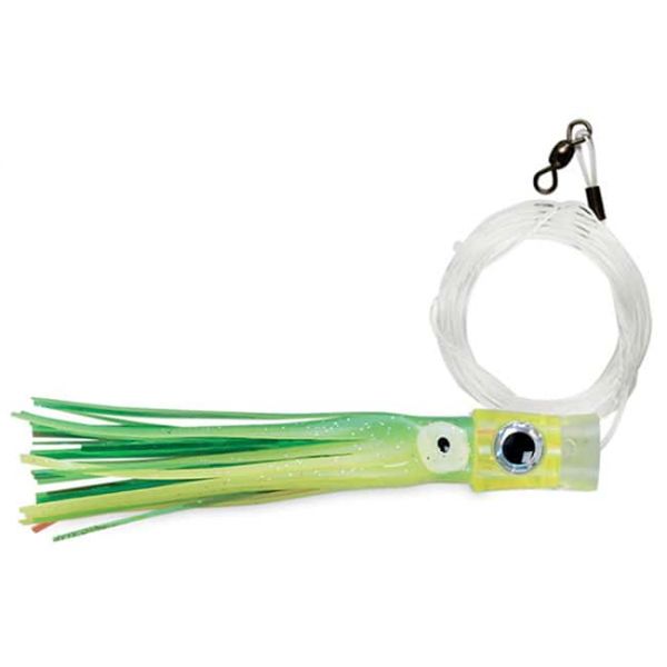 C&H Stubby-Bubbler Lures Green/Chart/Green Mylar