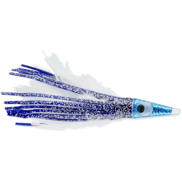 C&H Tuna Tango Feather Lure - 5.25in - Blue/White