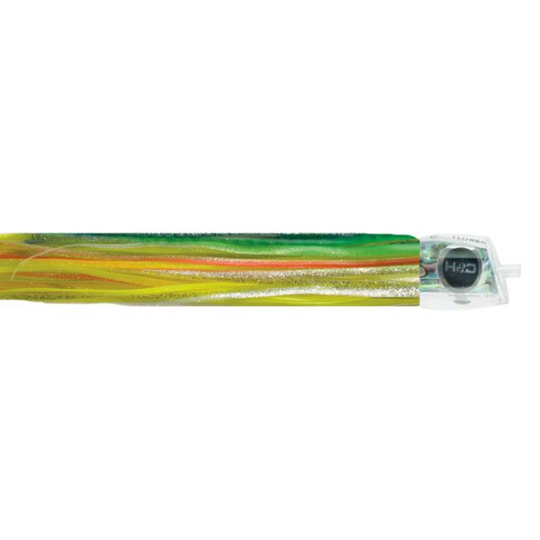 C&H Vanuatu Big Game Lure - 14in - Green/Chartreuse/Orange