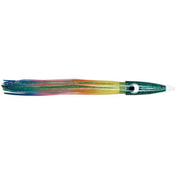 C&H Wahoo Whacker Lure - 11.5in - Rainbow/Chartreuse/Green