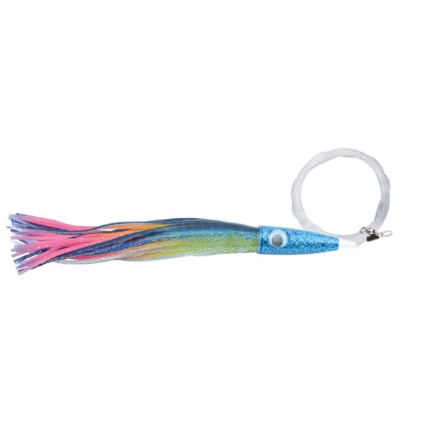 C&H Wahoo Whacker Rigged Lure - Blue/Silver/Rainbow