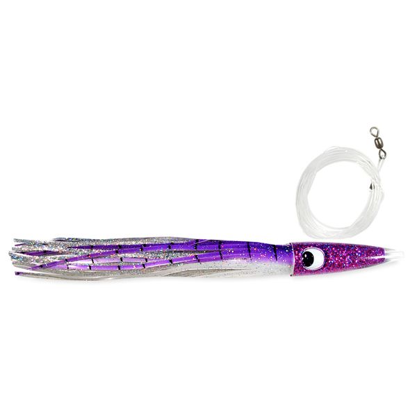 C&H Wahoo Whacker Rigged Lure - Purple/White