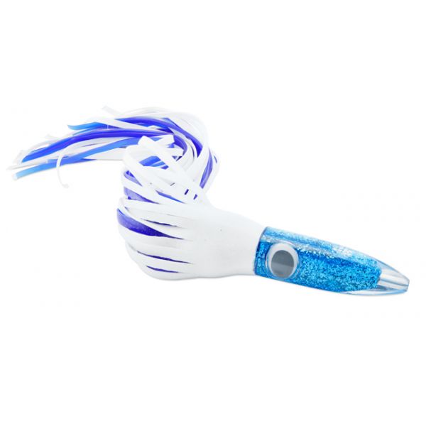 C&H Wahoo Whacker XL Lure - 16in - White/Blue