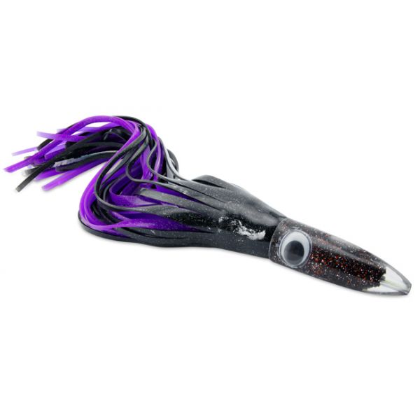 C&H Wahoo Whacker XL Lure - 16in - Black Foil/Purple