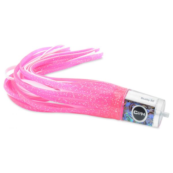 C&H Lures Stubby Big Game Lure - Hot Pink Fleck