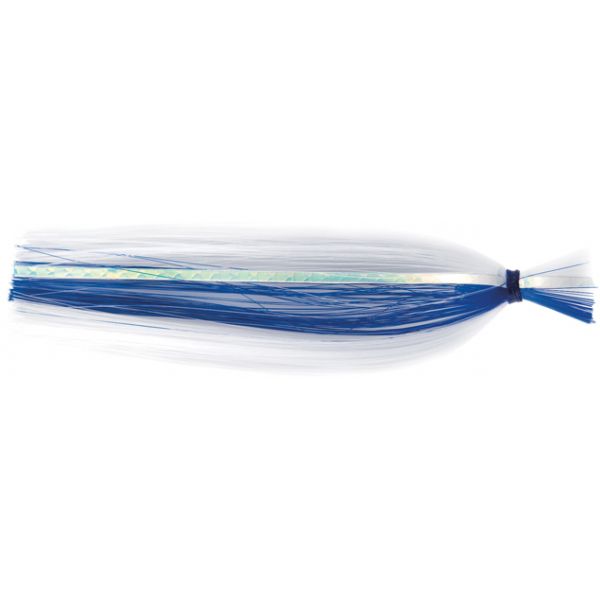 C&H Lures Billy Baits Billy Witch Lure - White/Blue Stripe