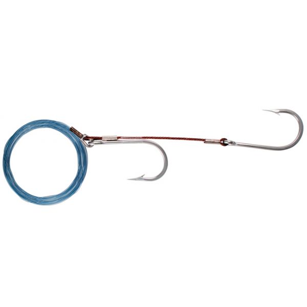 C&H Lures Double Hook 8/0 SS Rigging Kit - 12 ft. - 200 lb.