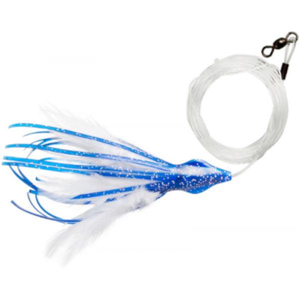 C&H Lures No Alibi Dolphin Delight Mono Rigged 1/2 oz. - Blue/White