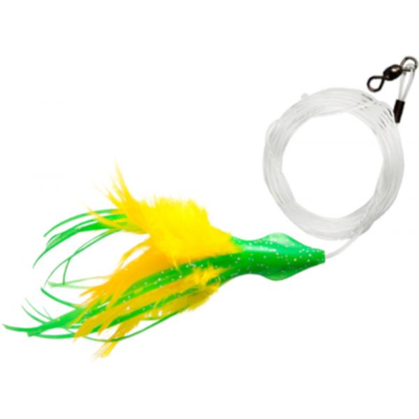 C&H Lures No Alibi Dolphin Delight Mono Rigged 1/2 oz. - Green/Yellow