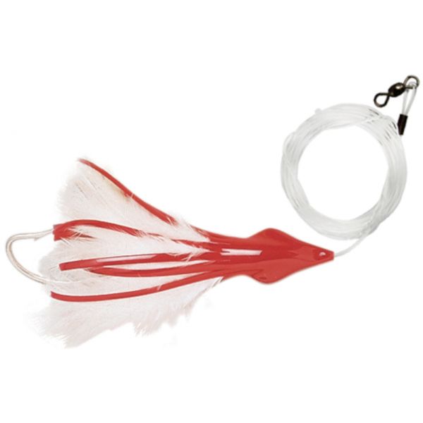 C&H Lures No Alibi Dolphin Delight Mono Rigged 1/2 oz. - Red/White