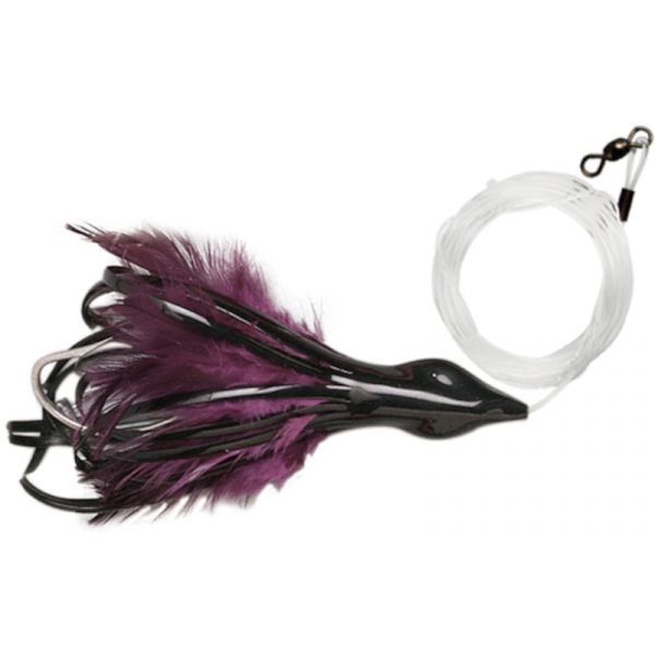 C&H Lures No Alibi Dolphin Delight Mono Rigged 1/2 oz. - Black/Purple