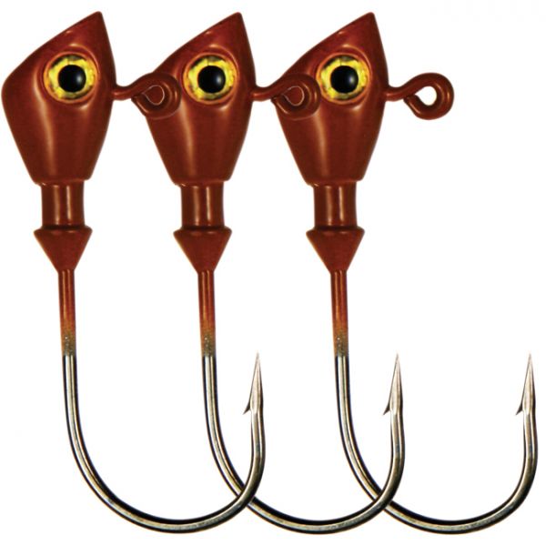 C&H Lures No Alibi Alien Jig Heads - 1/4 oz. - Penny