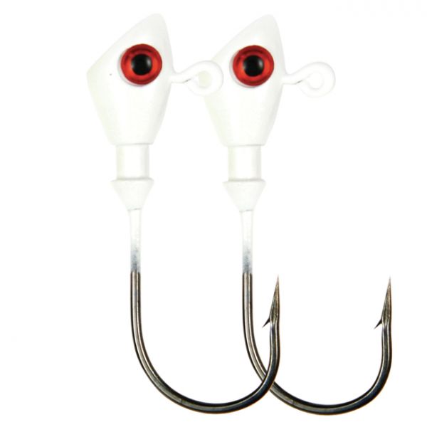 C&H Lures No Alibi Alien Jig Heads - 1/2 oz. - White