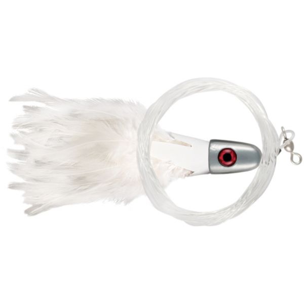 C&H Lures No Alibi Trolling Feather Rigged - 1 oz. - White