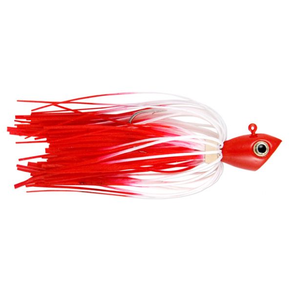 C&H Lures No Alibi Alien Jig Inshore Series Lure - 1/2oz Red Wht/Red