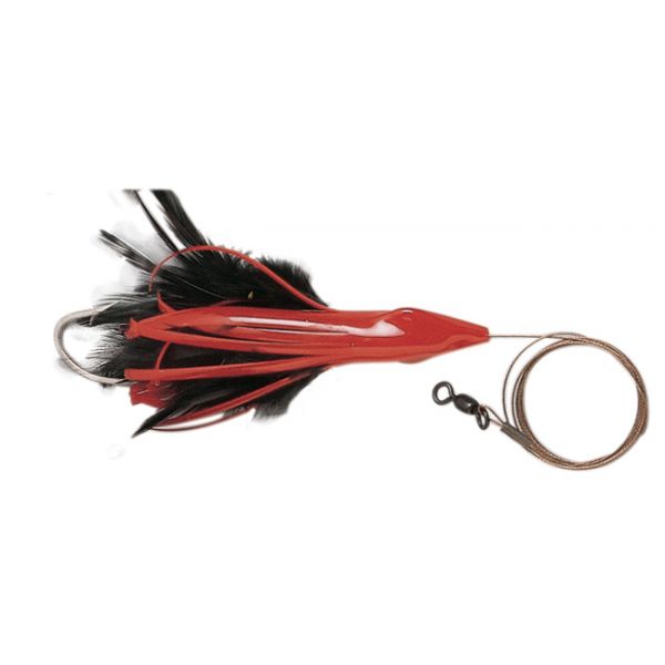 C&H No Alibi Dolphin Delight Rigged Lure - 1/2 oz. - Silver/Black/Red