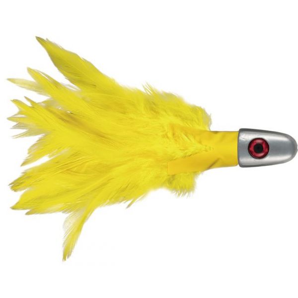 C&H No Alibi Trolling Feather Lure - 1/2 oz. - Yellow