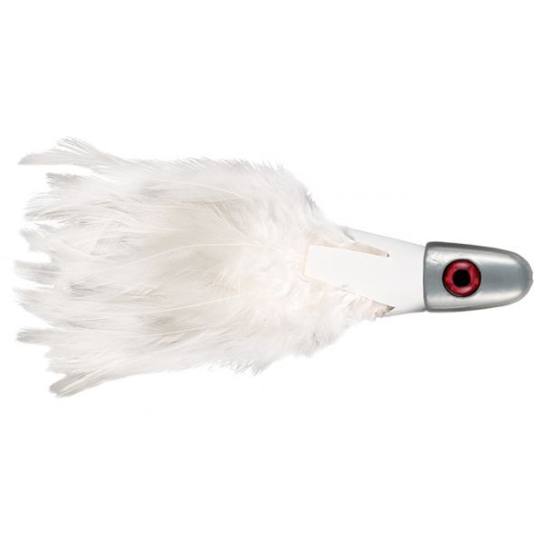 C&H No Alibi Trolling Feather Lure - 1/2 oz. - White