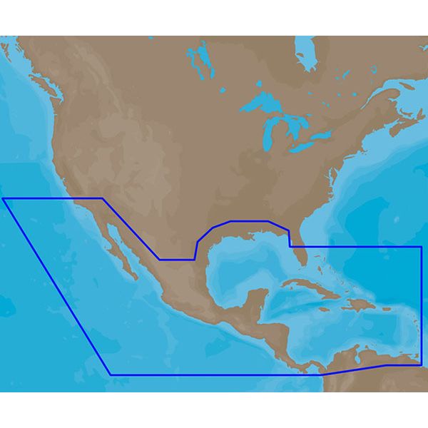 C-MAP 4D Electronic Marine Charts - MX, Central America, & Caribbean