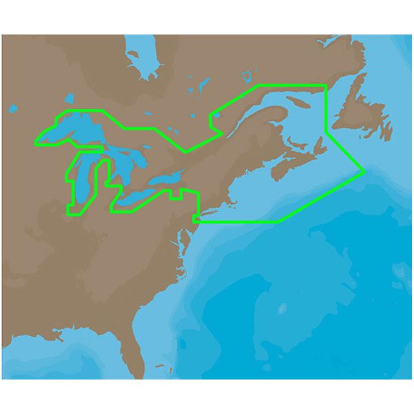 C-MAP 4D NA-D026 Great Lakes, Northeast Coast & The Maritimes