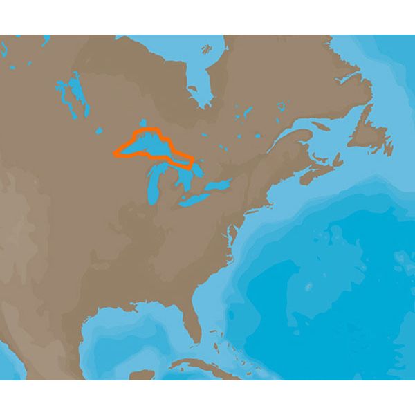 C-MAP 4D NA-D930 Lake Superior